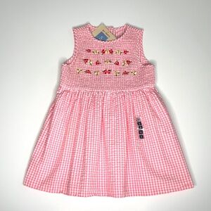 Vintage Gymboree Dress • Floral Bouquets • Size 2-3 Years • New